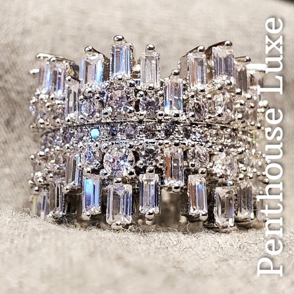 Penthouse Luxe Jewelry - FINAL RESTOCK!! White Sapphire Silver Fairy Ring